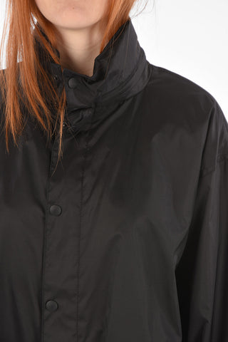 Oversized MULTILINGUAL Nylon Windbreaker