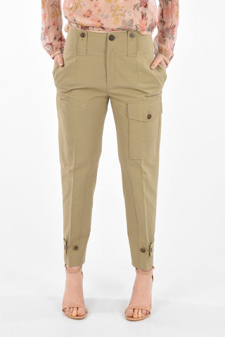 Stretch Cotton Cargo Pants