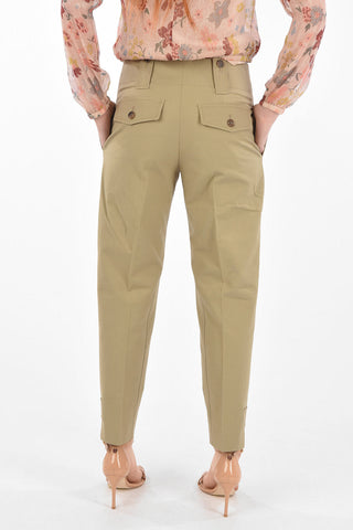 Stretch Cotton Cargo Pants