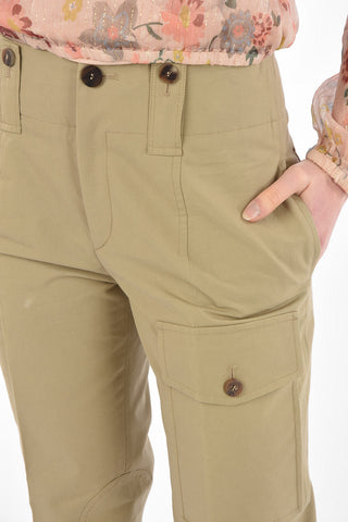 Stretch Cotton Cargo Pants
