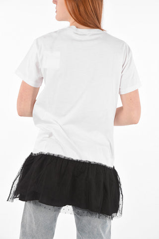 Lace Insert F0RG3T M3 N07 Long T-Shirt