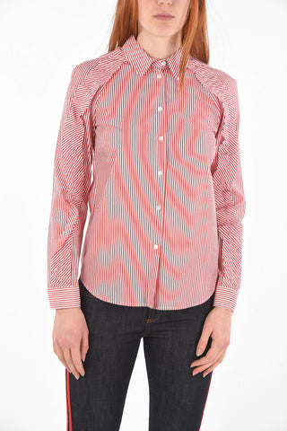 Camicia a Righe Awning con Volant