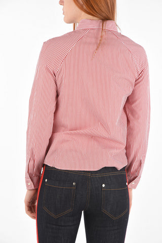 Camicia a Righe Awning con Volant