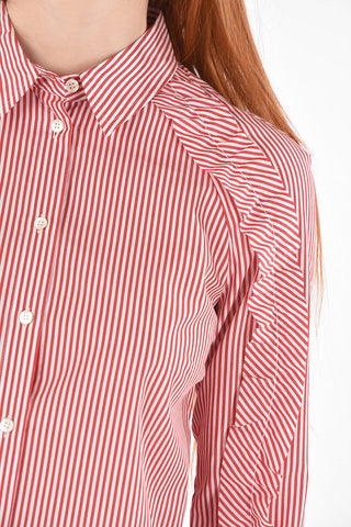 Camicia a Righe Awning con Volant