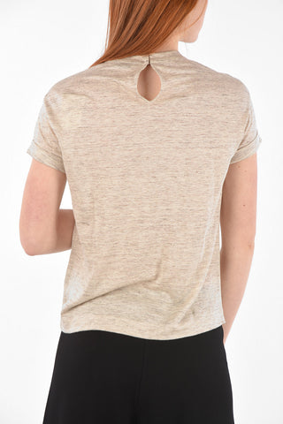 T-shirt NEW BEGINNING in Lino e Seta