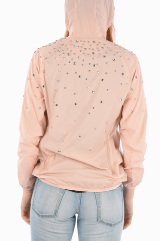 Swarowski Nylon Hooded Windbreaker