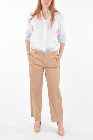 4 Pocket Straight Fit Cotton Pants