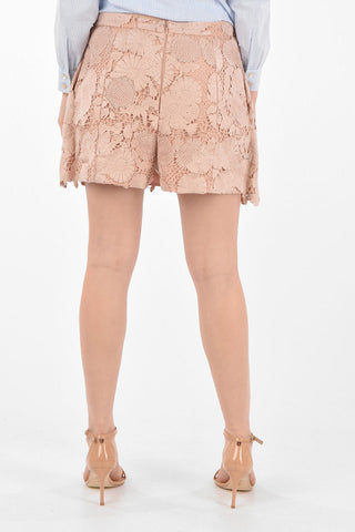 Gonna-pantaloni Macramè con Zip Posteriore