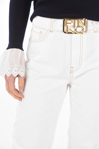 5 Pocket MADDIE Logo Belt Denims