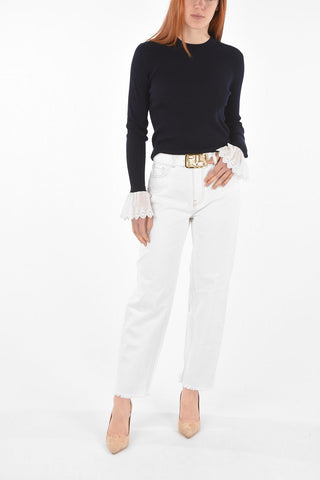 5 Pocket MADDIE Logo Belt Denims