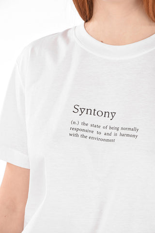Crew Neck SYNTONY T-Shirt