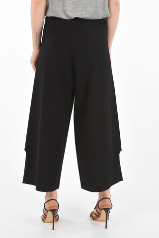 Pantaloni Cropped in Maglia