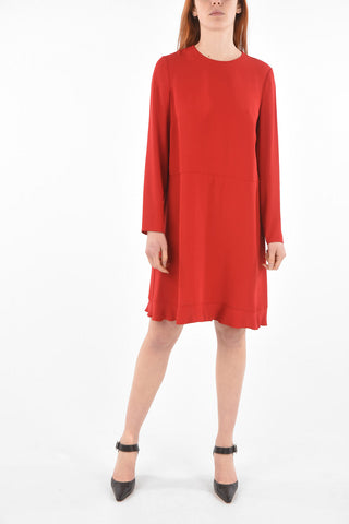 Cut-out Detail Flared Dress