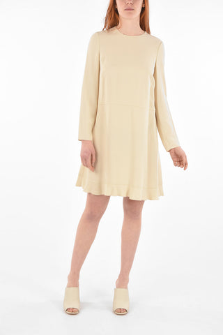 Cut-out Detail Flared Dress