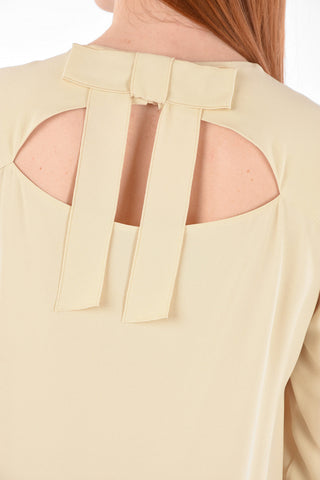 Cut-out Detail Flared Dress