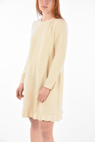 Cut-out Detail Flared Dress