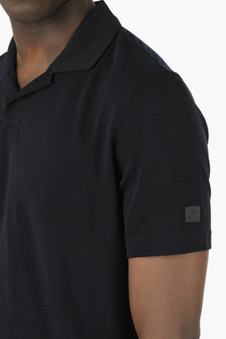 ZZEGNA solid color wool polo shirt
