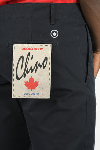 cotton mid-rise waist COOL GUY FIT chino pants