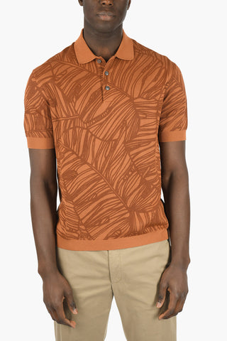 EZ LUXURY polo 3 bottoni con motivo