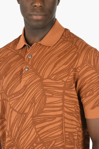 EZ LUXURY polo 3 bottoni con motivo