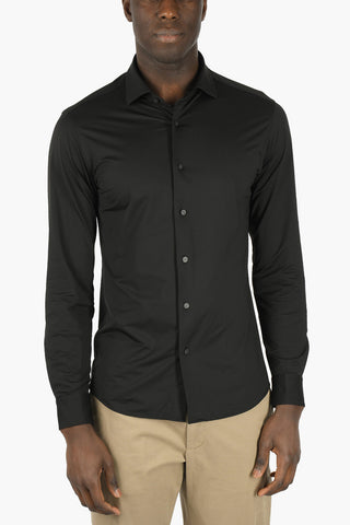 ZZEGNA camicia slim fit collo francese