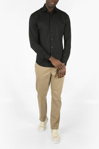 ZZEGNA camicia slim fit collo francese