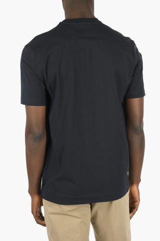 ZZEGNA crew-neck t-shirt with maxi print on the front