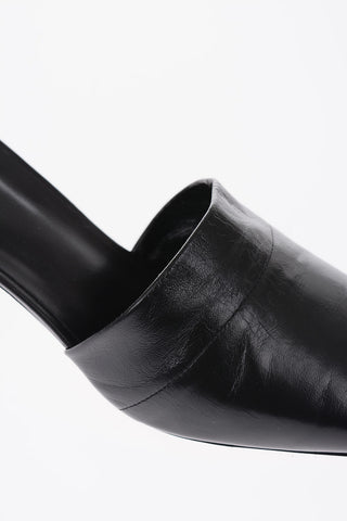 Mules CYNTHIA in pelle sgualcita Tacco a Rocchetto 8cm