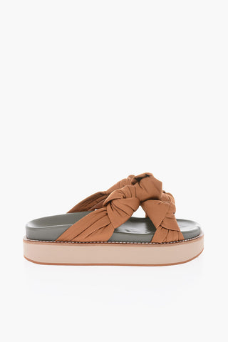 knotted design sandals