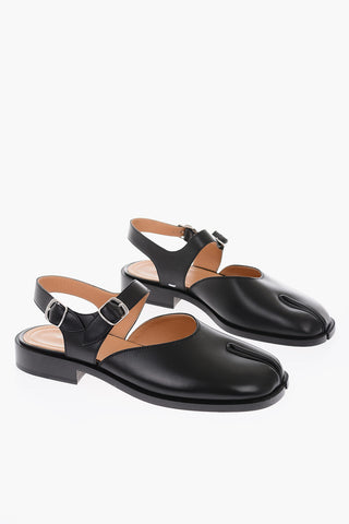 MM22 leather TABI sandals