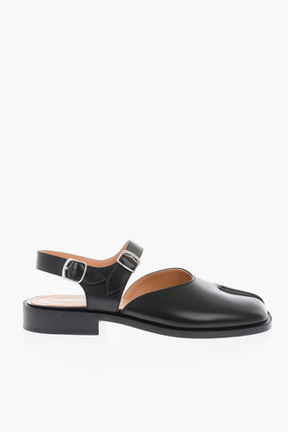 MM22 leather TABI sandals