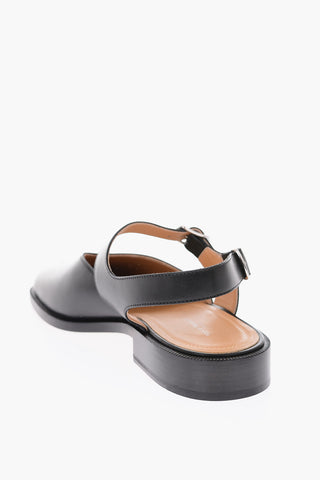 MM22 leather TABI sandals
