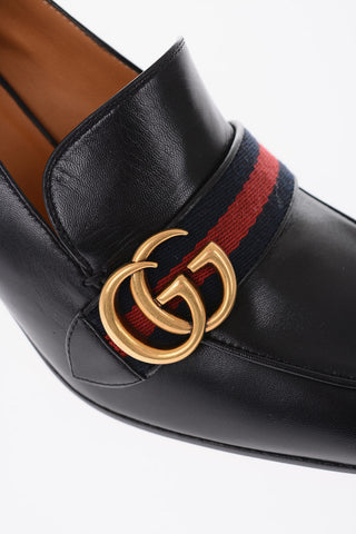 8cm leather MALAGA Pumps with studs on the heel