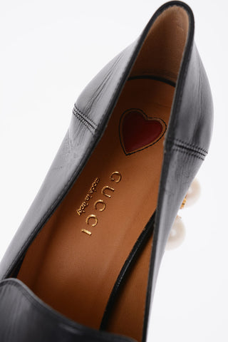 8cm leather MALAGA Pumps with studs on the heel