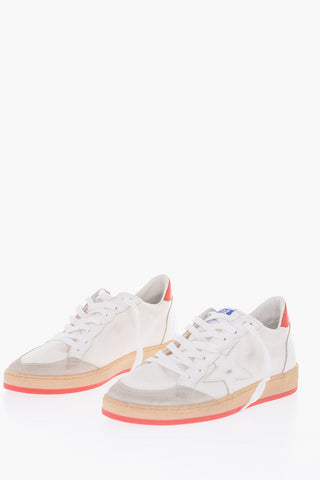 sneakers BALL STAR in pelle e tessuto con patch