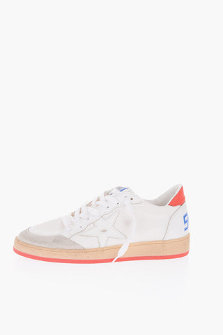sneakers BALL STAR in pelle e tessuto con patch