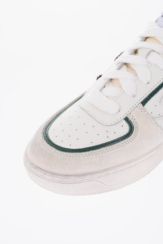 sneakers LIQUIRIZIA in pelle scamosciata con dettaglio effetto pitone