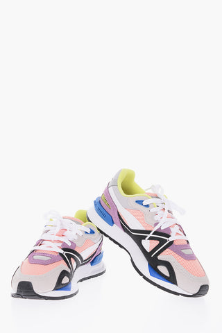 leather and fabric MIRAGE MOX VISION sneakers