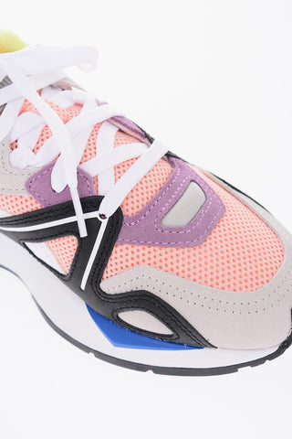 leather and fabric MIRAGE MOX VISION sneakers