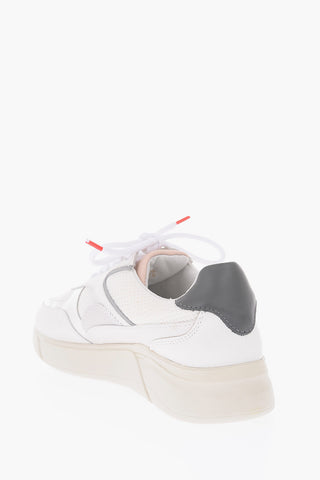 leather and fabric GENESIS TRIPLE sneakers