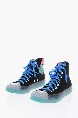 ALL STAR CHUCK TAYLOR cotton high-top sneakers with logo patch