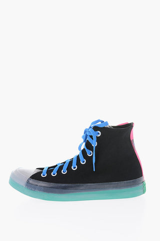 ALL STAR CHUCK TAYLOR cotton high-top sneakers with logo patch