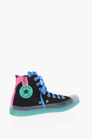 ALL STAR CHUCK TAYLOR cotton high-top sneakers with logo patch