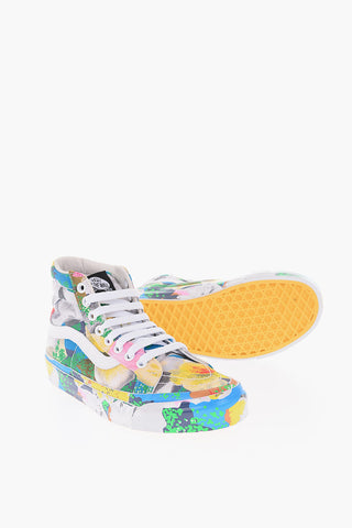 VANS floral patterned OG SK8-HI LX high top sneakers