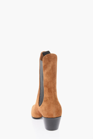 5cm suede leather SARATOGA Chelsea boots