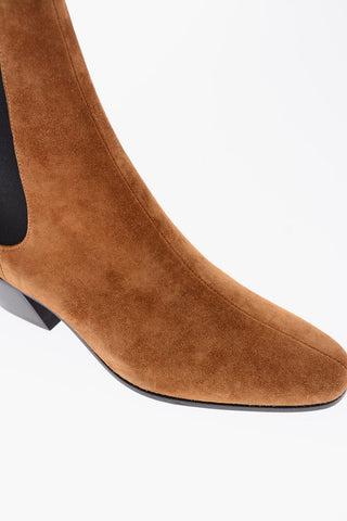 5cm suede leather SARATOGA Chelsea boots