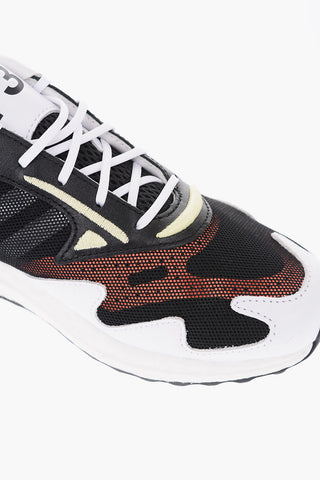 Y-3 YOHJI YAMAMOTO sneakers RHISU RUN in pelle e tessuto