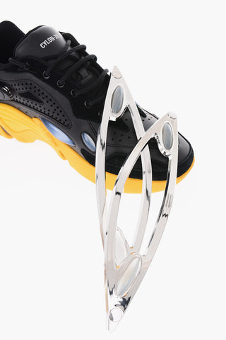 leather CYLON-21 sneakers with Colored sole