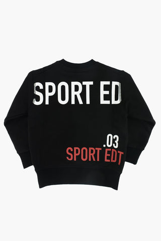 EDTN.03 felpa COOL FIT bicolore in cotone
