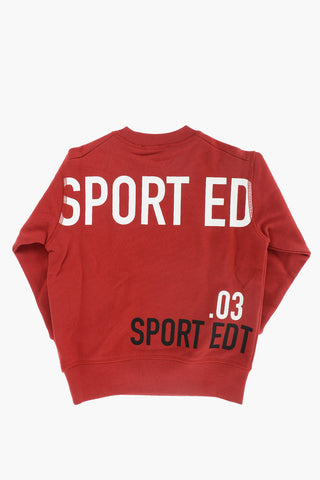 EDTN.03 crew-neck COOL FIT sweatshirt with print